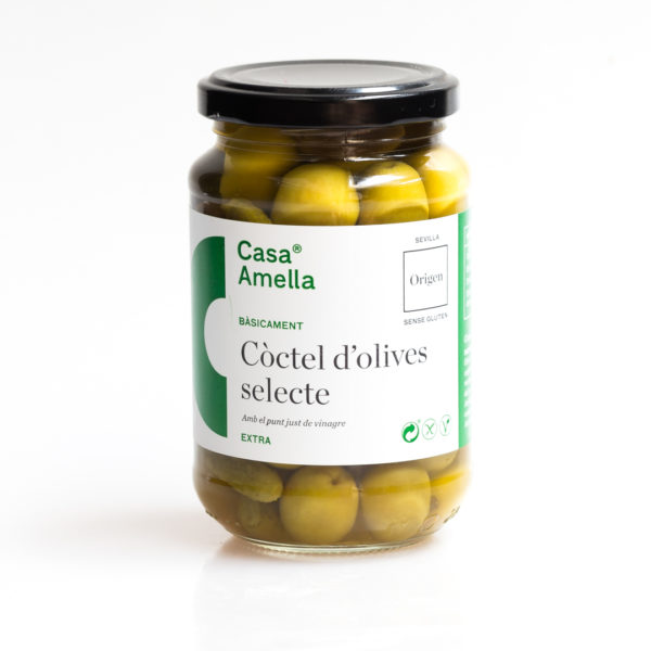 OLIVES COCTEL POT VIDRE